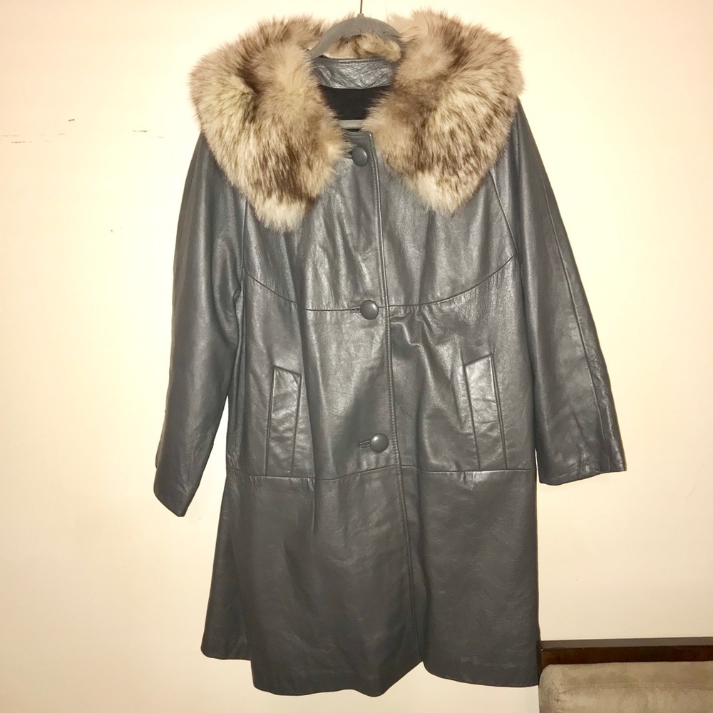 Vintage Leather Coat